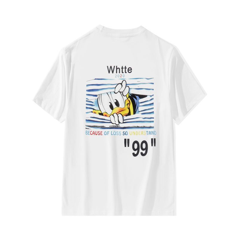 Camiseta  Off White Duck Perspective Branca