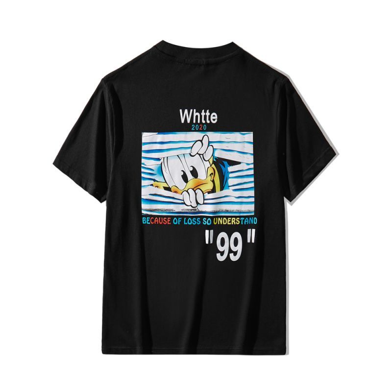 Camiseta  Off White Duck Perspective Preta