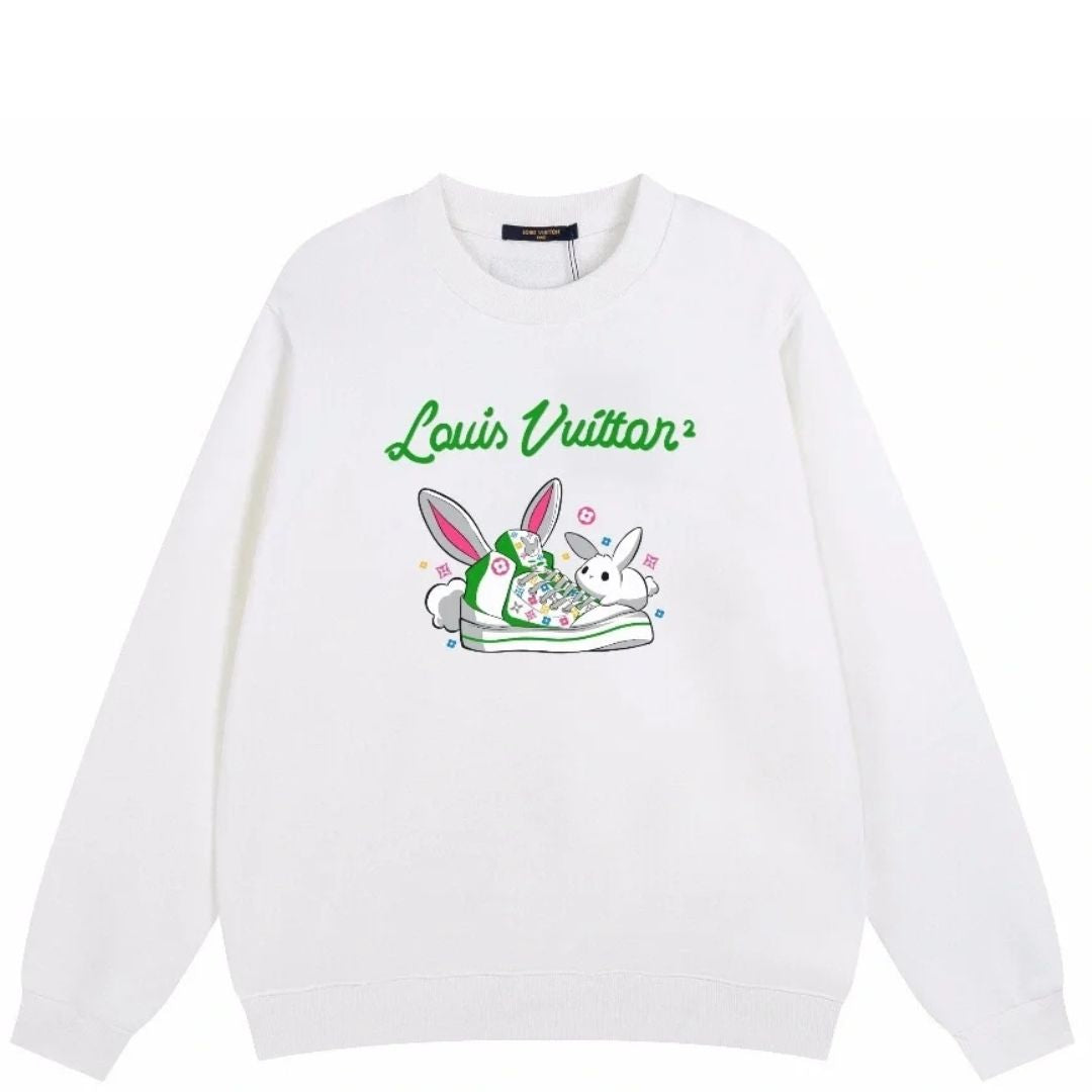 Moletom Louis Vuitton Bunny Sneakers - Branco