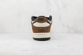 Nike SB Dunk Low White Black Trail End Brown