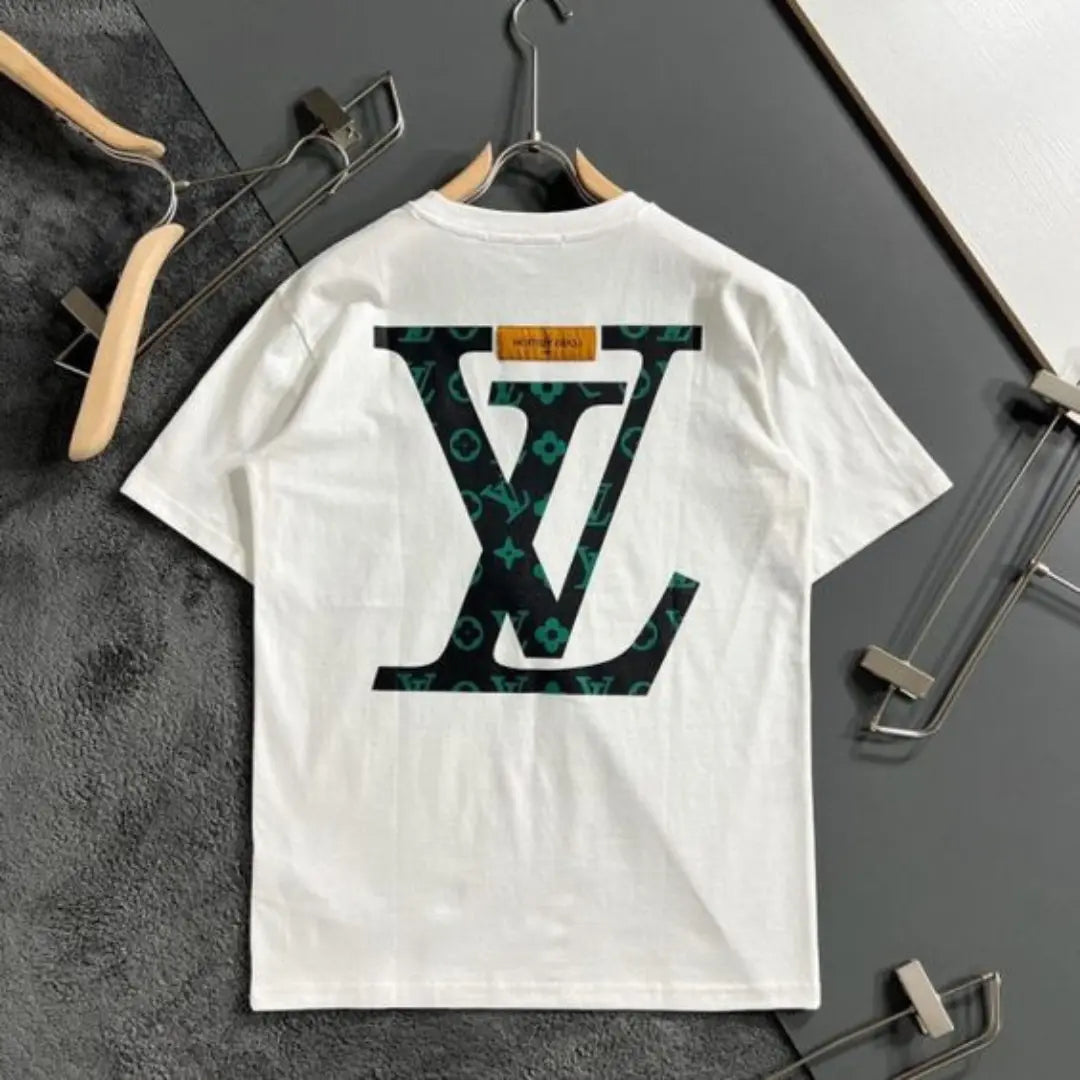 Camiseta LОUІS VUІTTON Estampa de Logo LV Branca (PRONTA ENTREGA)