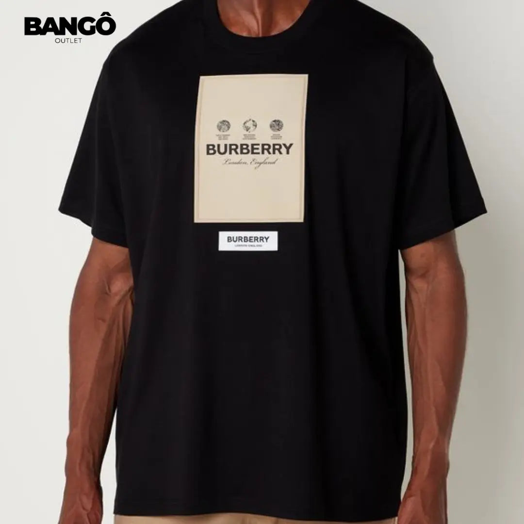 Camiseta BURBERRУ com Estampa Logo-Print (PRONTA ENTREGA)