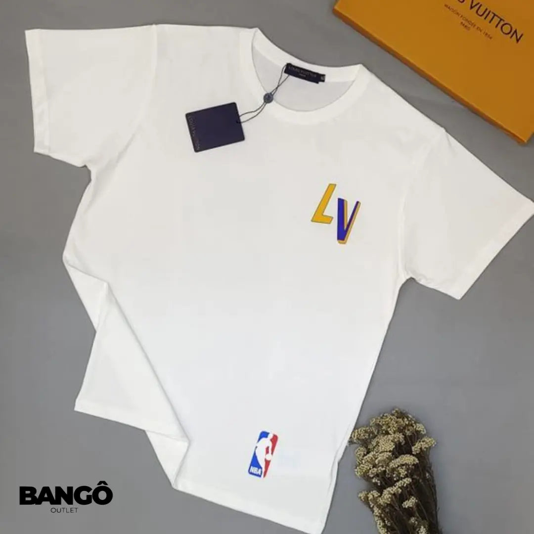 Camiseta LV Logo Colorida (PRONTA ENTREGA)