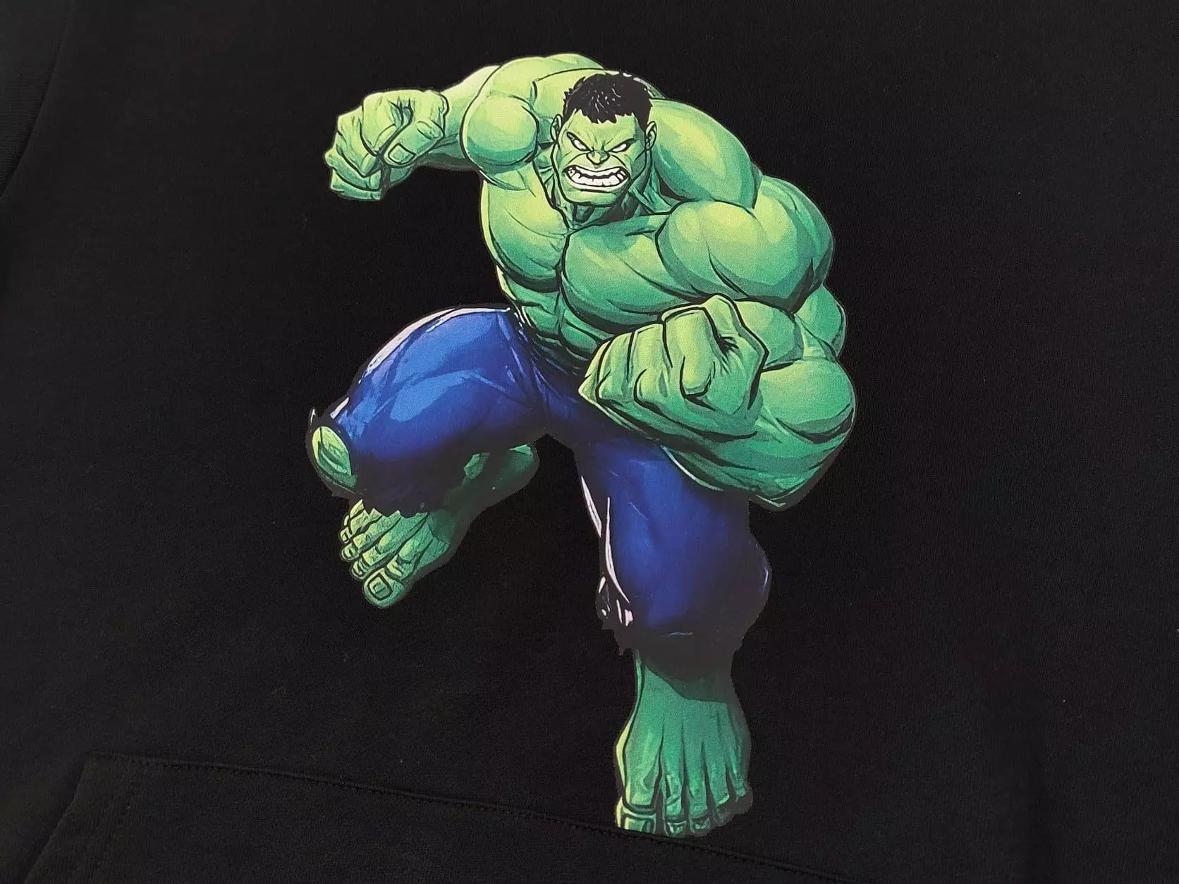 Moletom Hulk Smash com Capus - Preto