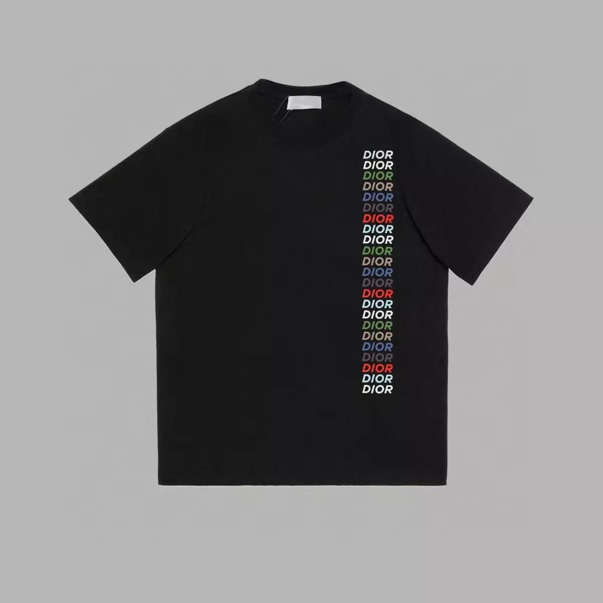 Camiseta CHRISTIAN DIOR Multi Color Logo Preto