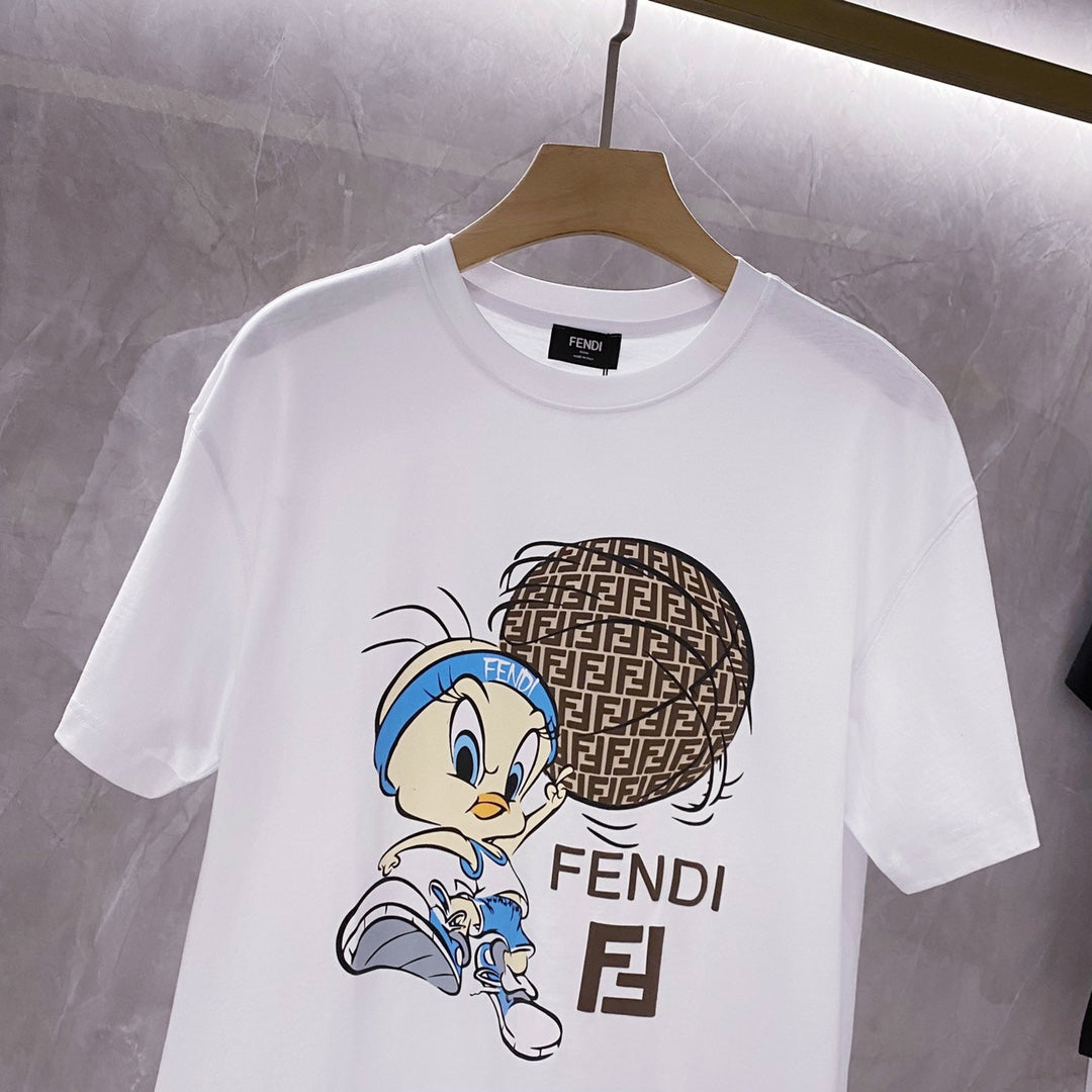 Camiseta Fendi PioPio - Branco