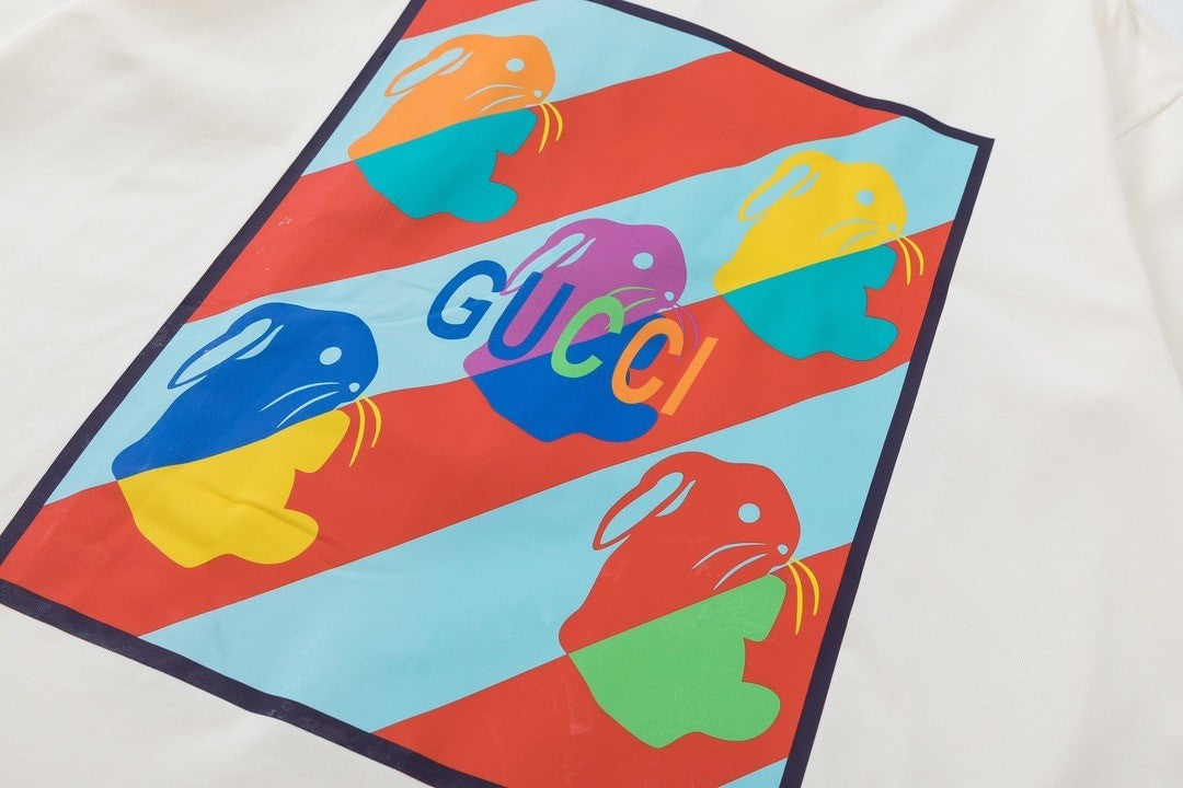 Camiseta Gucci Coelho - Branca