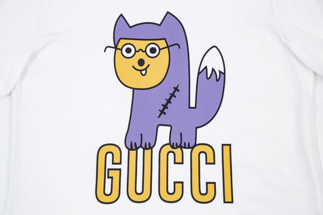 Camiseta Gucci Family Cartoon - Branca