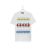 Camiseta Gucci Três Cores - Branco