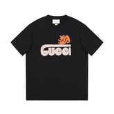 Camiseta Guci Esquilo - Preto