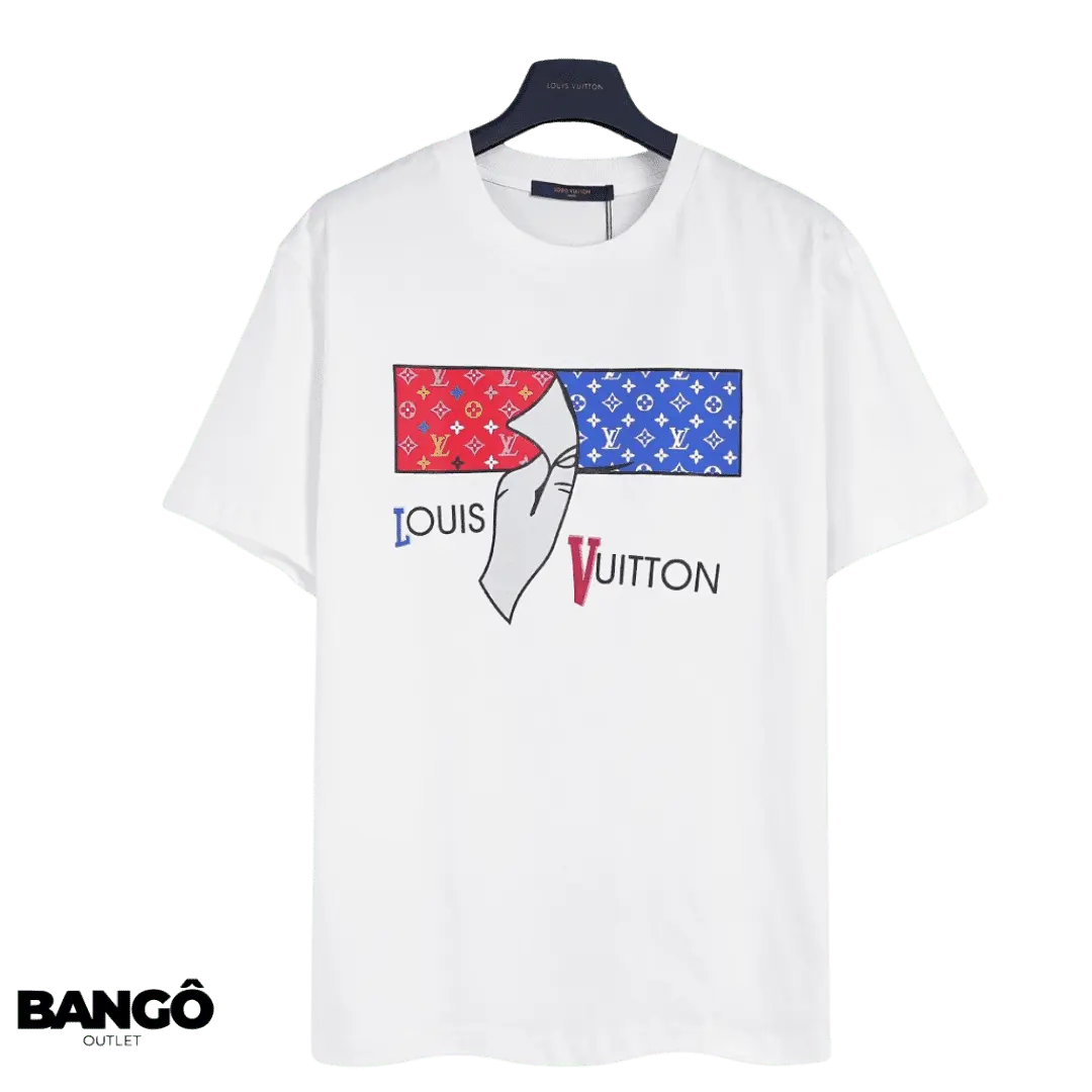 Camiseta Louis Vuitton America Men - Branco