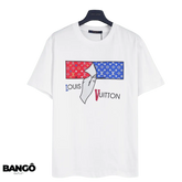 Camiseta Louis Vuitton America Men - Branco