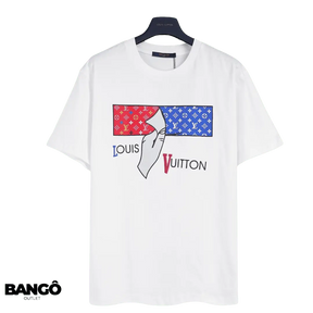 Camiseta Louis Vuitton America Men - Branco