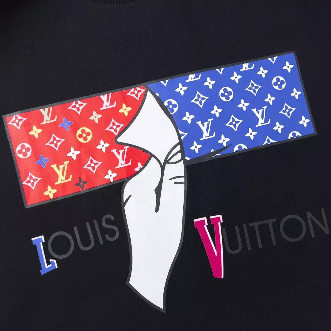 Camiseta Louis Vuitton America Men - Preto