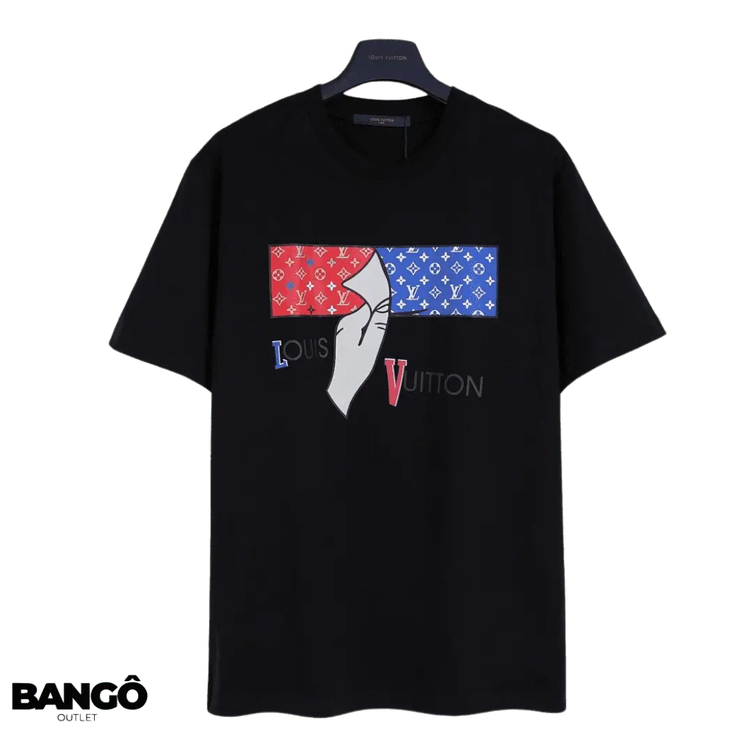 Camiseta Louis Vuitton America Men - Preto