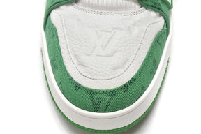 Louis Vuitton LV Trainer White Green