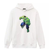 Moletom Hulk Smash com Capus - Branco