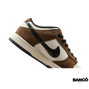 Nike SB Dunk Low White Black Trail End Brown