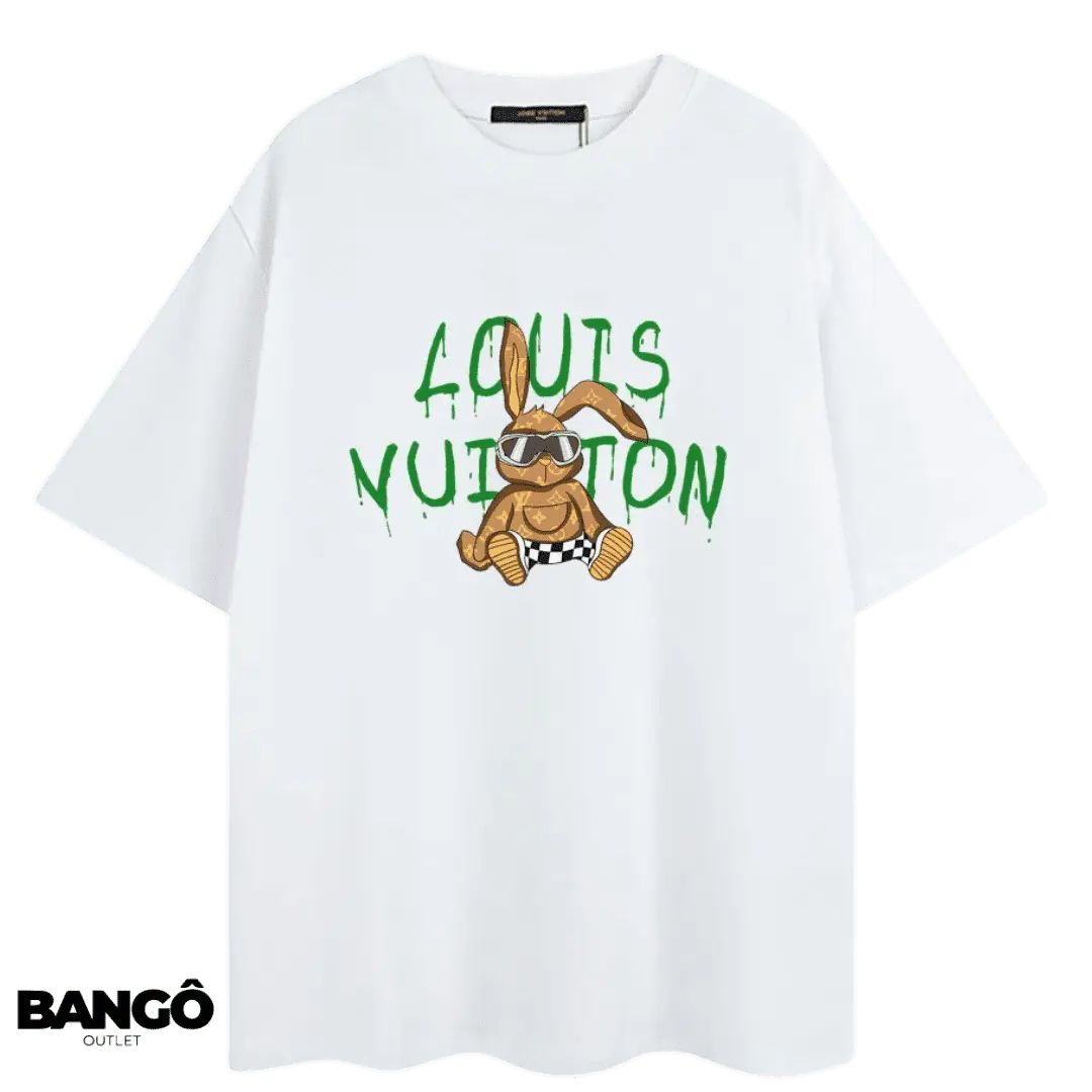 Camiseta Louis Vuitton Coelho - Branco