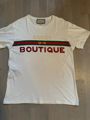 Camiseta Classic Boutique Gucci Branca