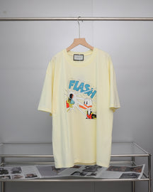 Camiseta Gucci x Disney Donald Duck Print - Branco