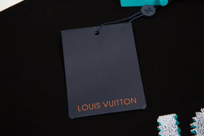 Camiseta Louis Vuitton Neon Burst Preto (PRONTA ENTREGA)