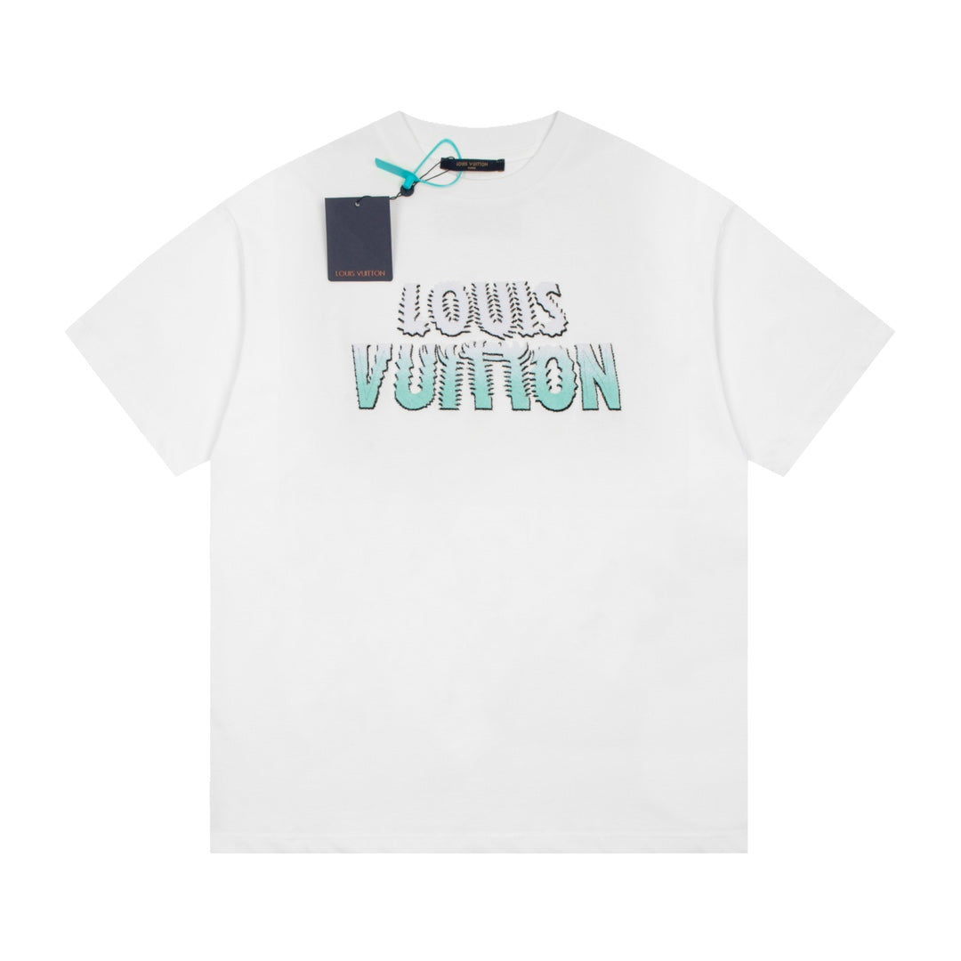 Camiseta Louis Vuitton Neon Burst Branco