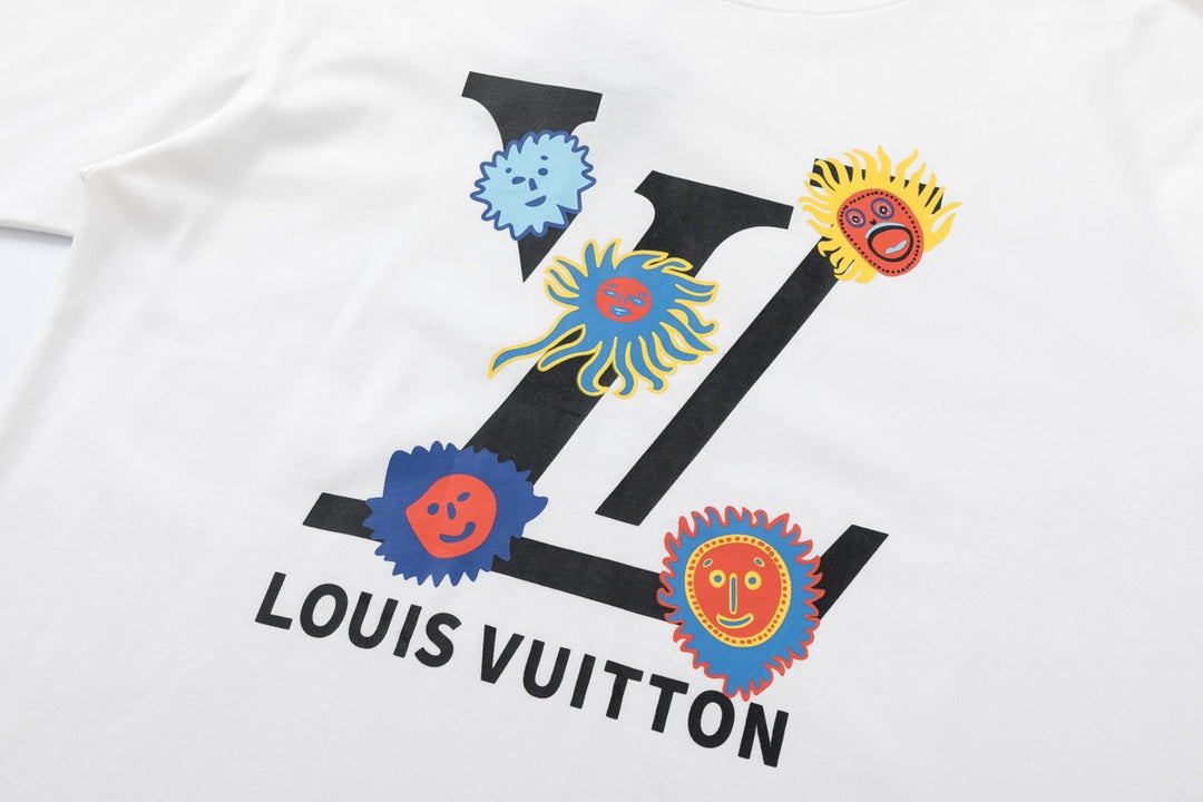 Camiseta Louis Vuitton Happy Faces Branco