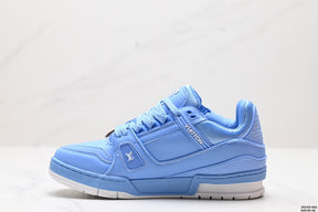 Louis Vuitton Trainer Blue Embossed Monogram