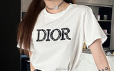 Camiseta Dior Classic Logo (PRONTA ENTREGA)