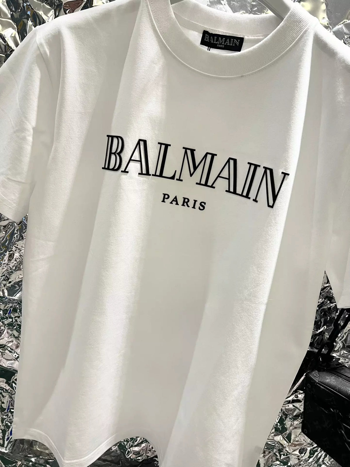 Balmain Paris Estampa de Logo - Branca