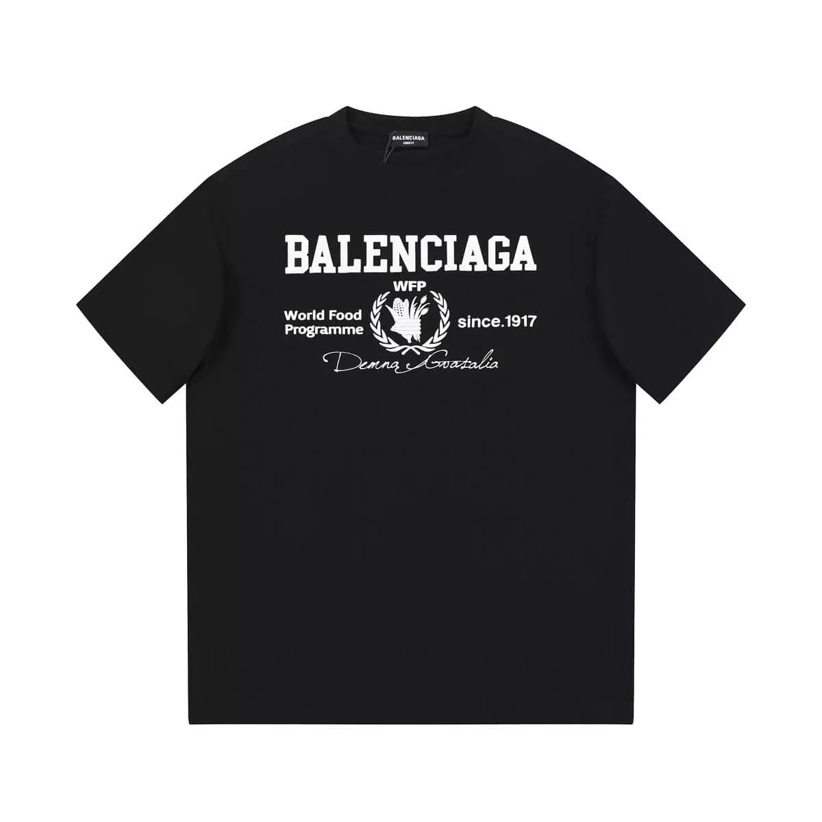 Camiseta Balenciaga World Food Programme - Preta