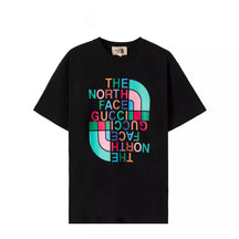 Camiseta Camiseta the north face x Gucci Multicolorida - Preta