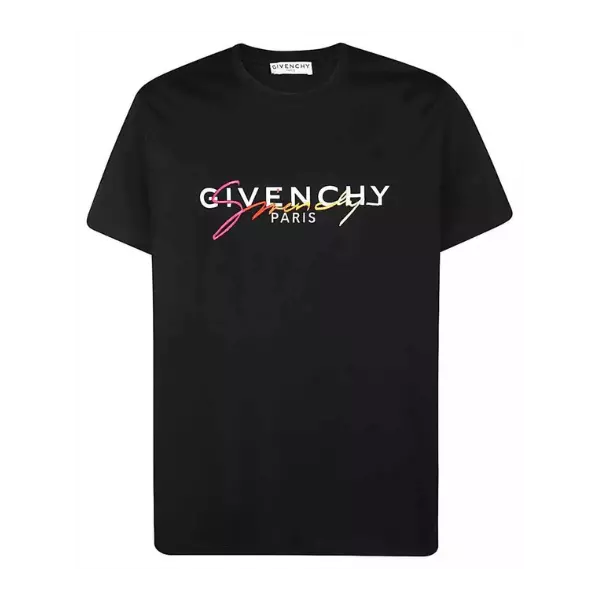 Camiseta GIVЕNСHY com Estampa de Logo Detalhe Colorido (PRONTA ENTREGA)