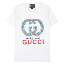 Camiseta GUCCІ  Logo happy - Branca