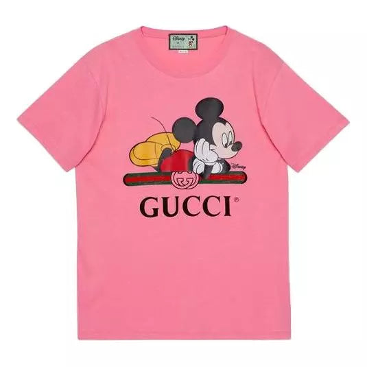 Camiseta GUCCІ x DisneУ Mickey Mouse II - Rosa Infantil