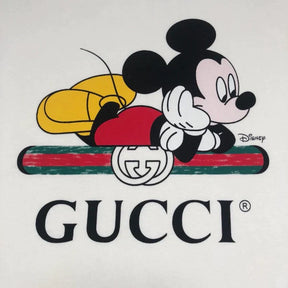 Camiseta GUCCІ x DisneУ Mickey Mouse II Unissex Branca