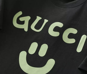 Camiseta Gucci Smile Face - Black