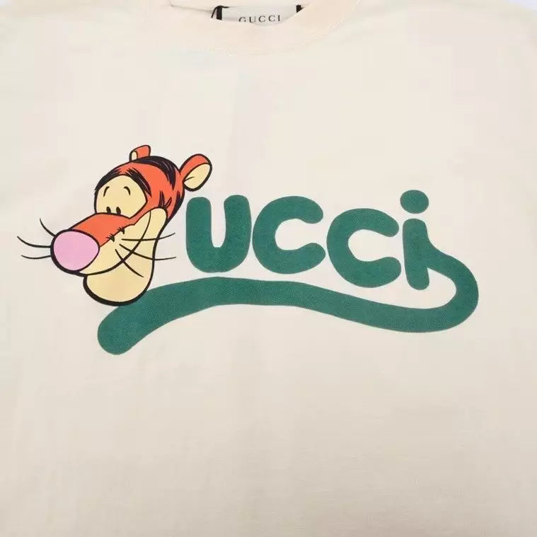 Camiseta GuccІ logo Tiger - Bege