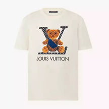 Camiseta LOUІS VUІTTON Estampa de Urso Branca