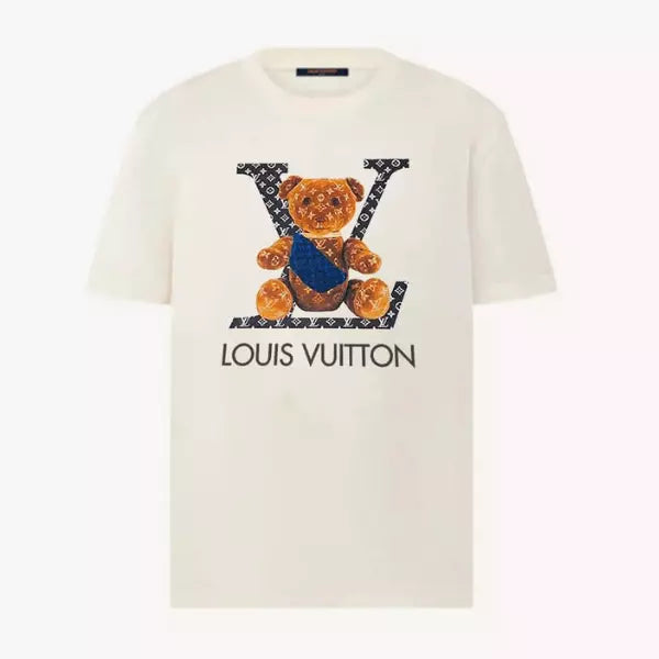 Camiseta LOUІS VUІTTON Estampa de Urso Branca