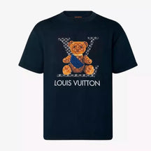 Camiseta LOUІS VUІTTON Estampa de Urso Preta