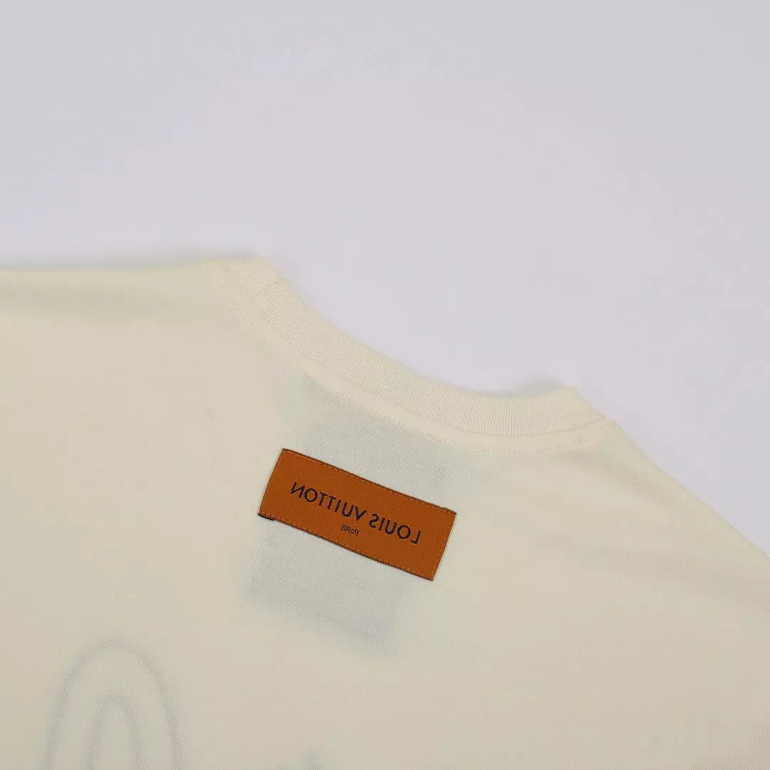 Camiseta Louis Vuitton Coelho - Bege