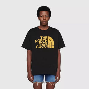 Camiseta The North Face x GUCCI oversize - Preto - Bango Outlet