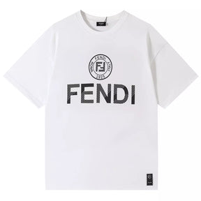 Camiseta logo FENDІ - Branca (PRONTA ENTREGA)