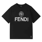 Camiseta logo FENDІ - Preta Unissex