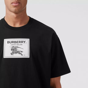 Camiseta oversize com estampa Equestrian Knight BURBERRY