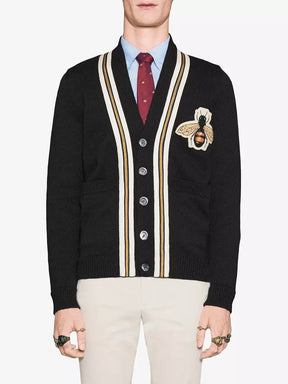 Cardigan Bee GG Cotton - Gucci