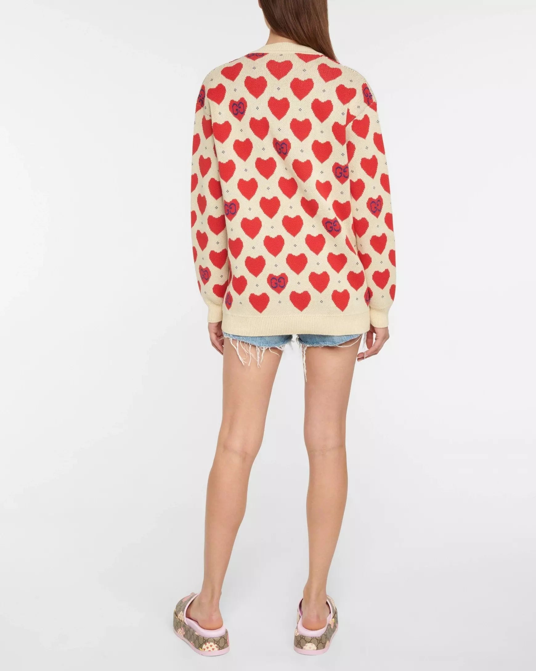 Cardigan heart GG Cotton - Gucci