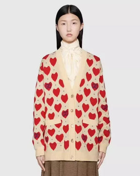 Cardigan heart GG Cotton - Gucci